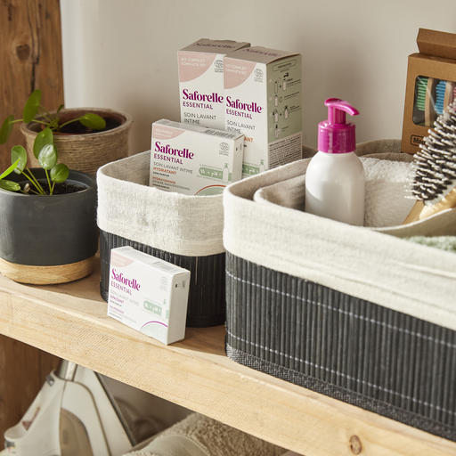 Photo ambiance packaging Saforelle Essential