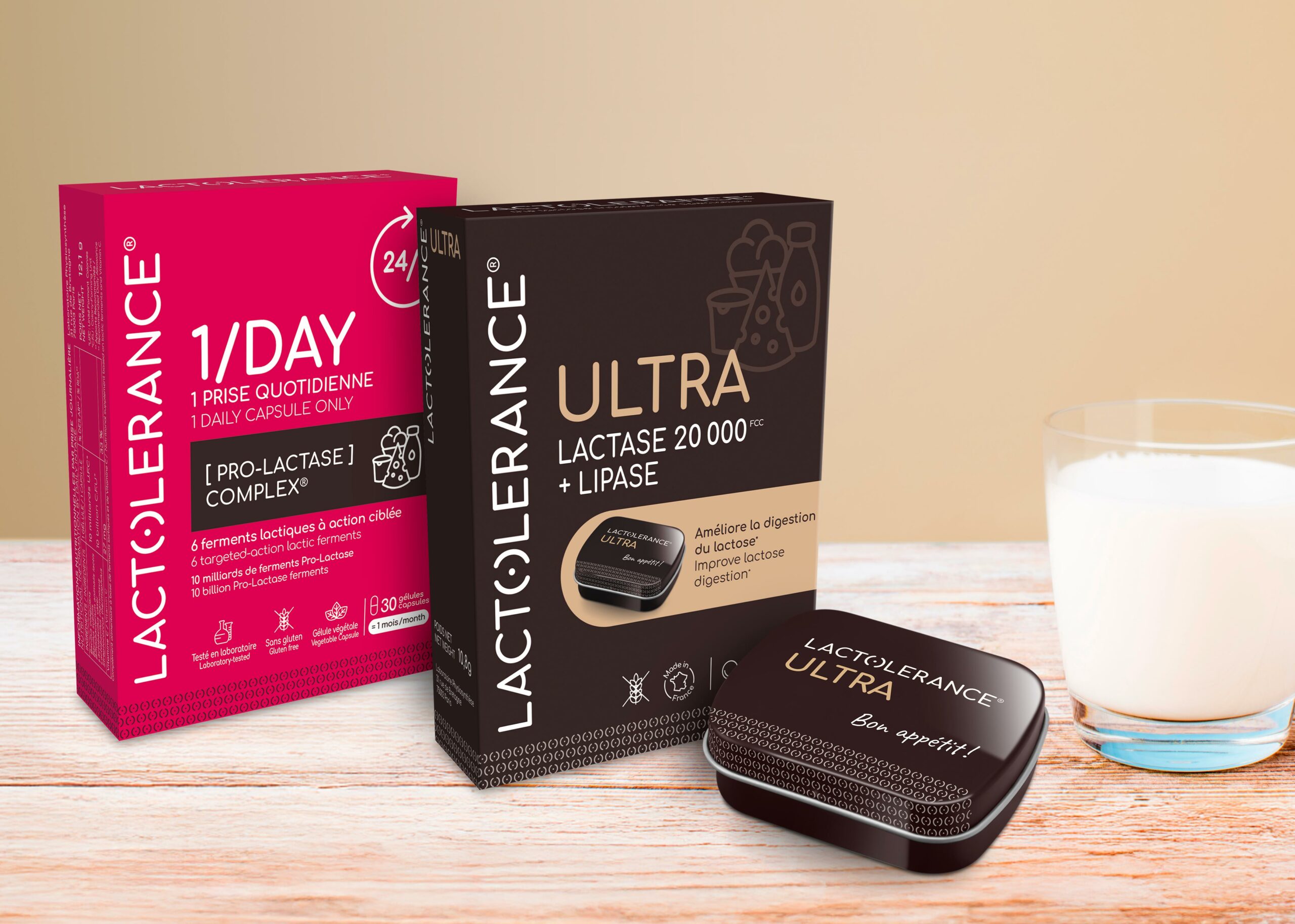Lactolerance conception de packaging